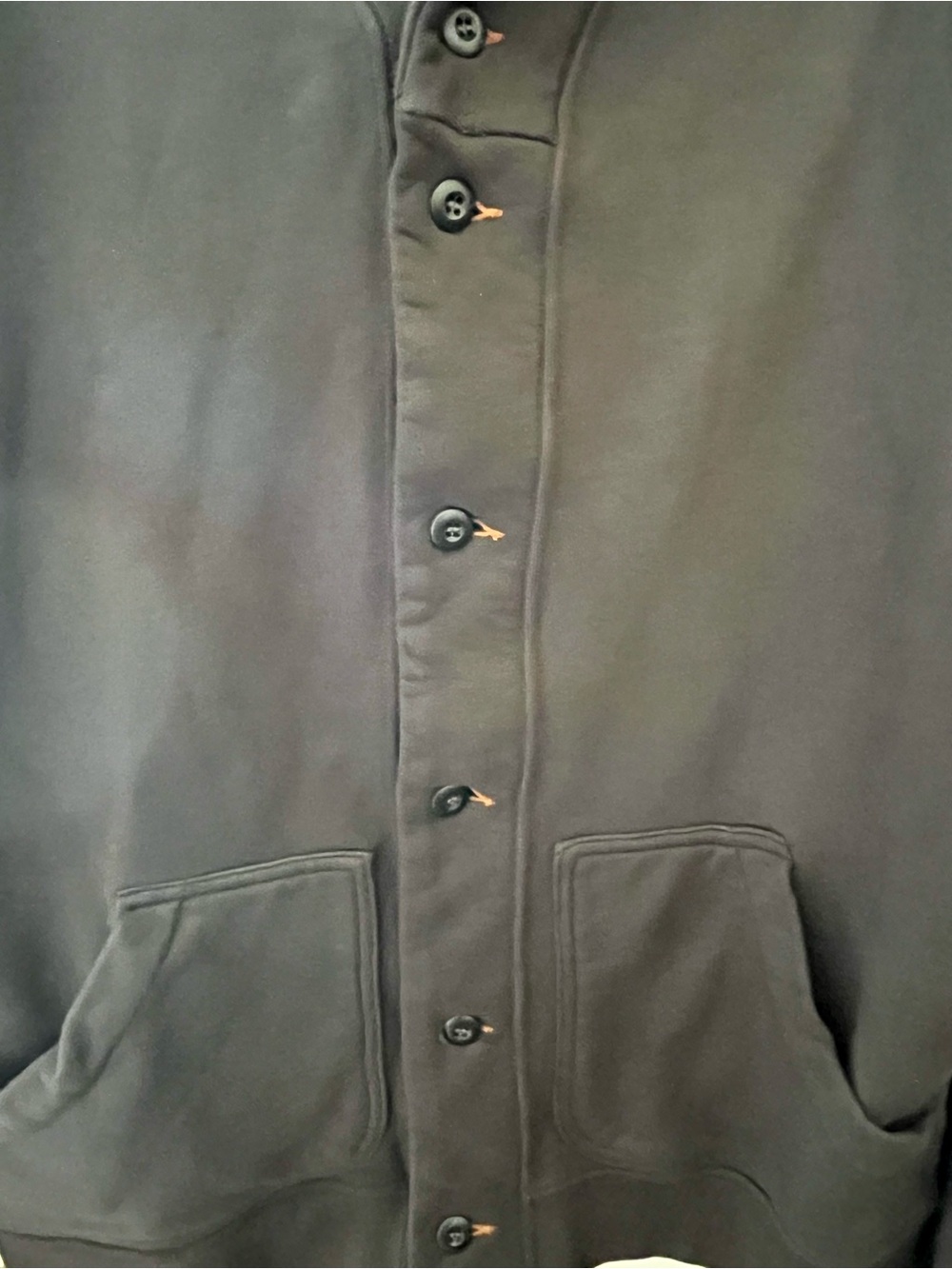 WiesMade Bodega Shawl Collar Black Button-Up Jacket Cardigan - Picture 4 of 6